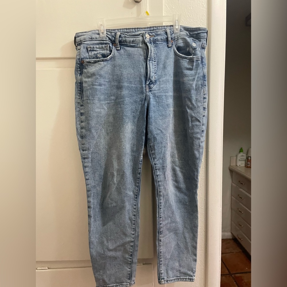 Straight leg Blue jeans